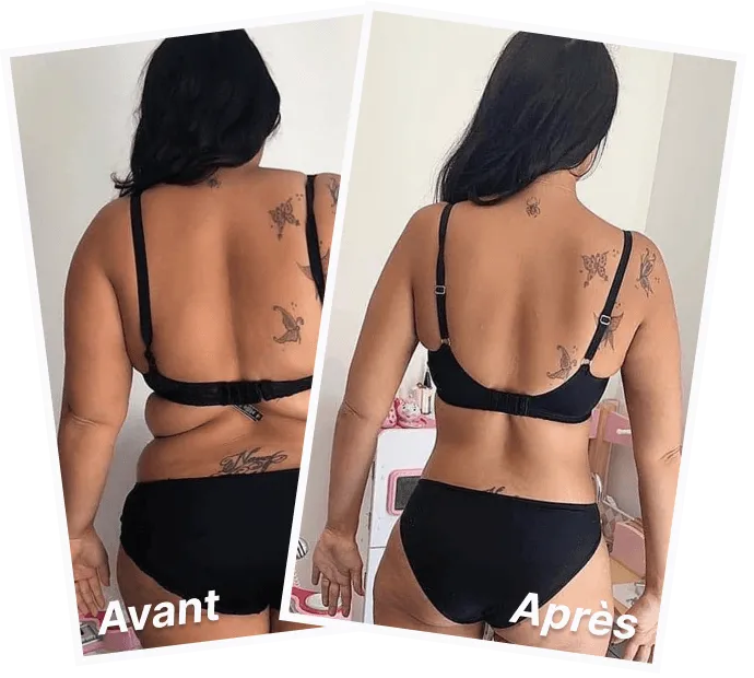Fitness Keto Capsules result – customer transformation